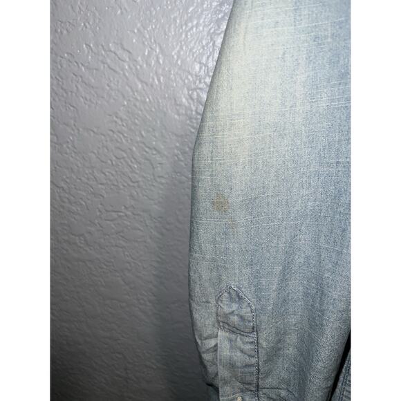 Denim & Supply Ralph Lauren Shirt Mens S Denim Button Down Long Sleeve - Picture 5 of 9